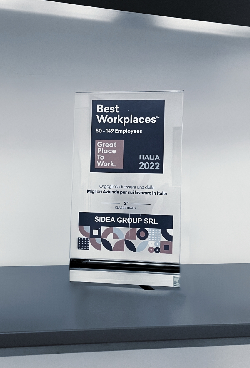 Sidea Group è al 2° posto nella Classifica Best Workplaces™ Italia 2022 ...